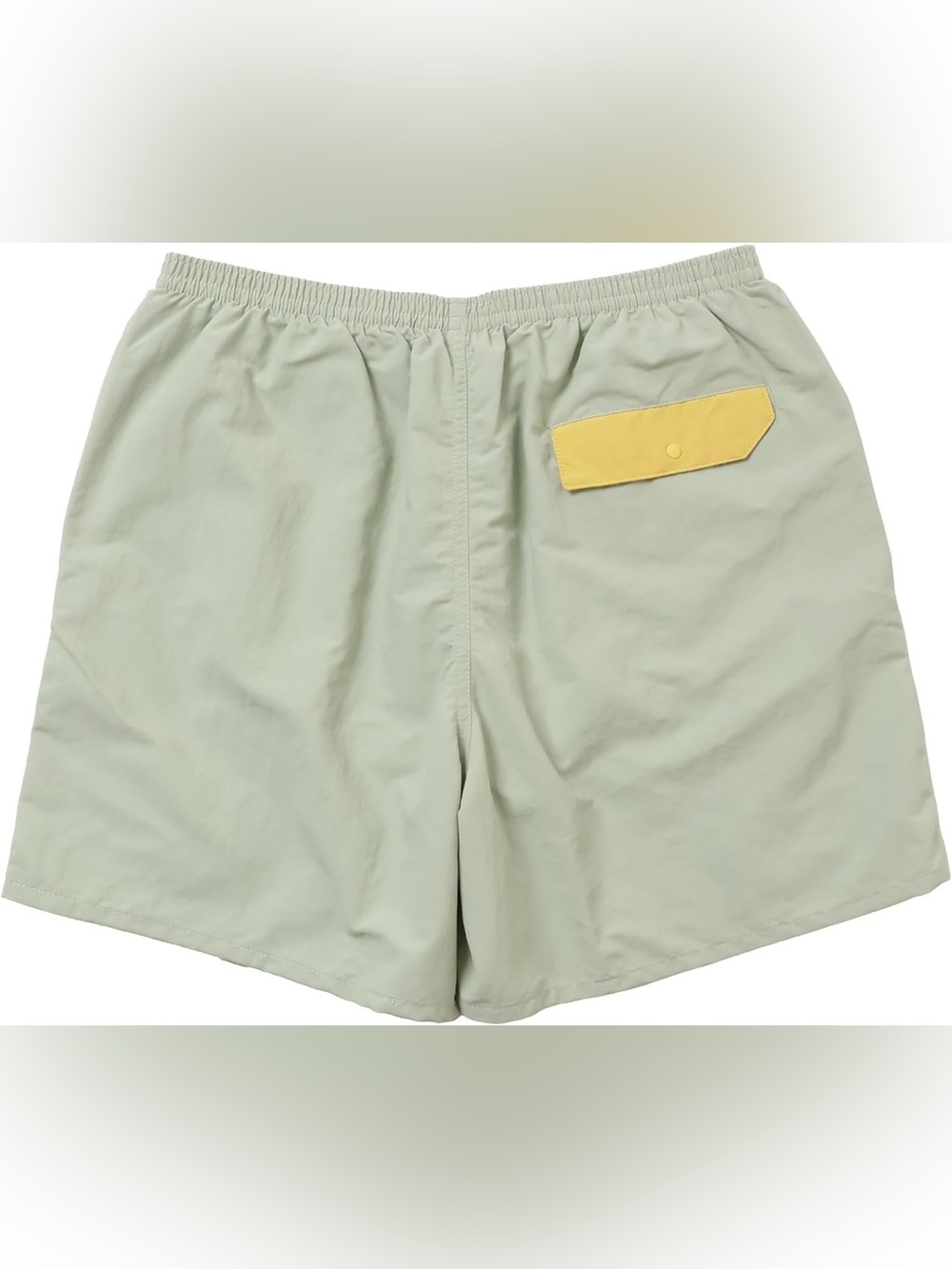 Patagonia Men’s 5” Baggies Shorts Green and Yellow